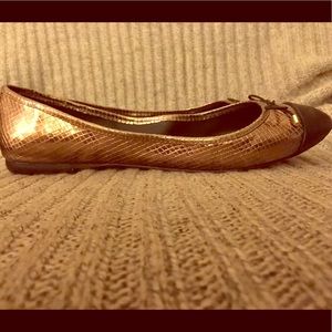 Zara cap toe ballet flats